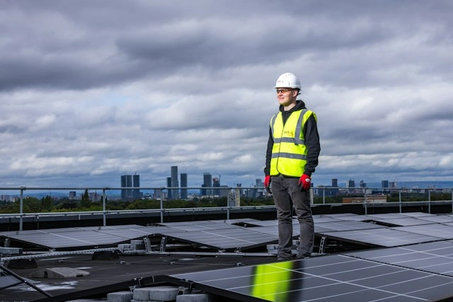 CodeGen Solar technician at work